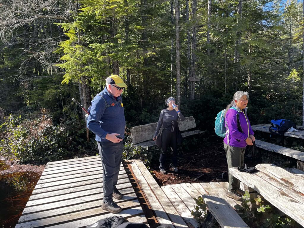 A few hikers