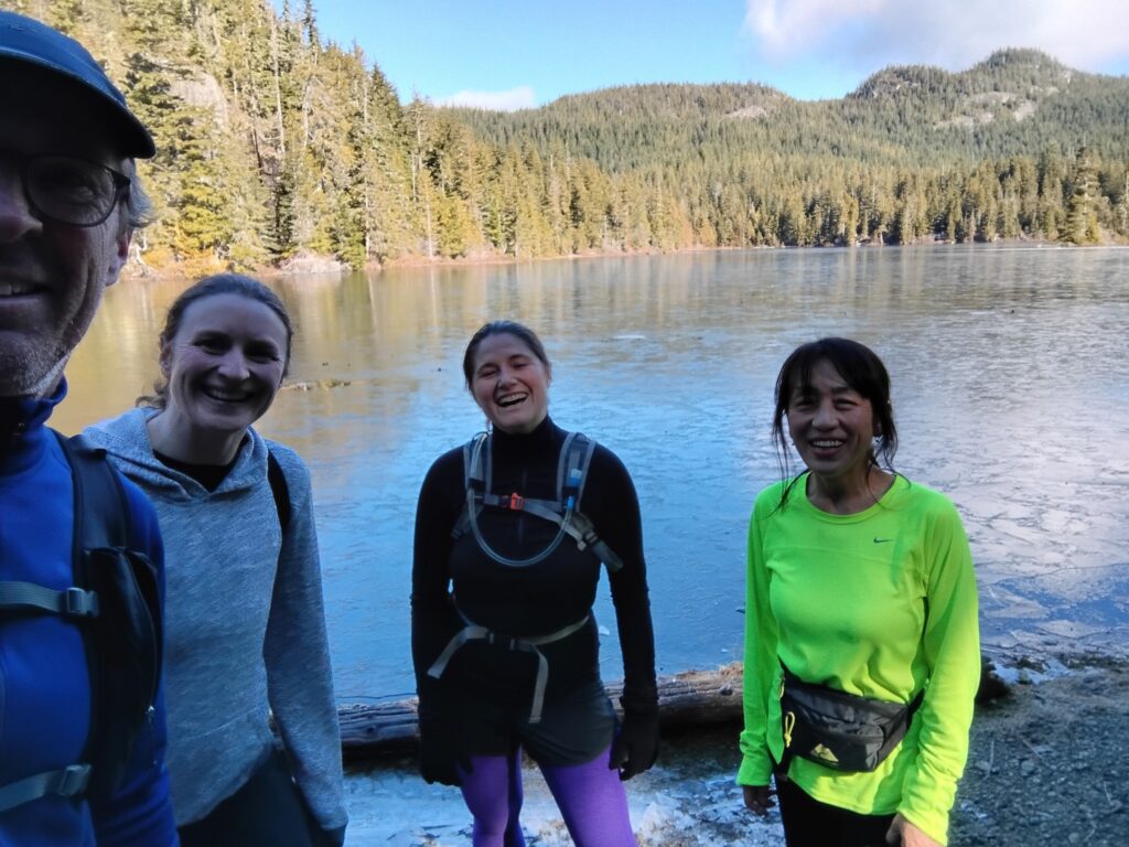 Runners at Granite Lake
